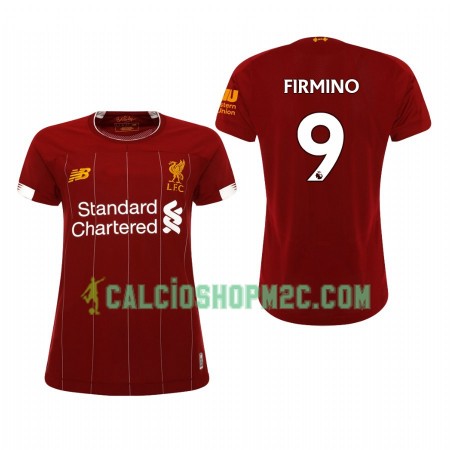Liverpool Roberto Firmino 9 Donna Maglia Prima 2019/2020 Manica Corta
